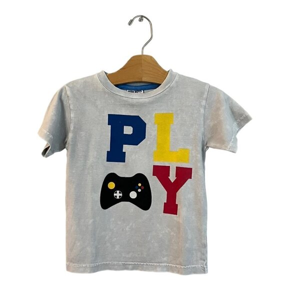 Mish Boys Short Sleeve Tee Shirt Game Console Printed Size 3 - Picture 1 of 5
